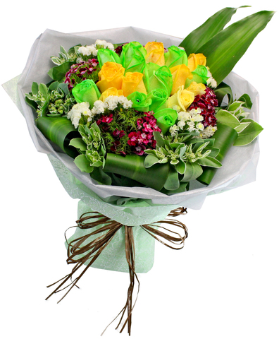 Florist Flower Bouquet - Grass - L102744 Photo